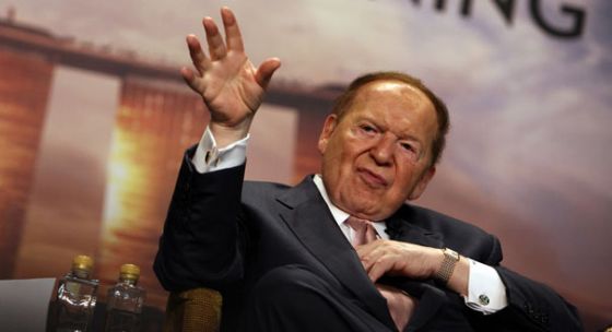 Sheldon Adelson: '[The Olmert government] is an illegitimate government. It must be thrown out.'