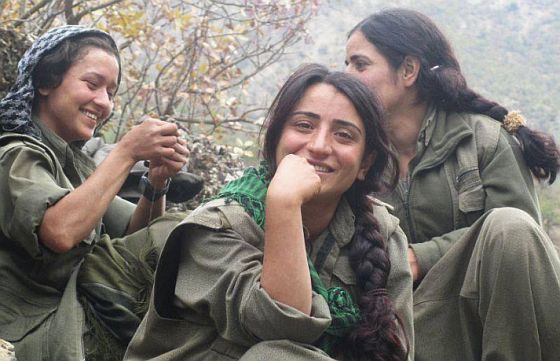 30% of PKK fighters are women.